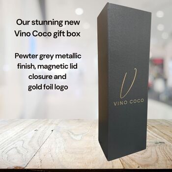 Vino Coco 70th Birthday Malbec Red Wine And Slate Coaster Gift Set, 6 of 8