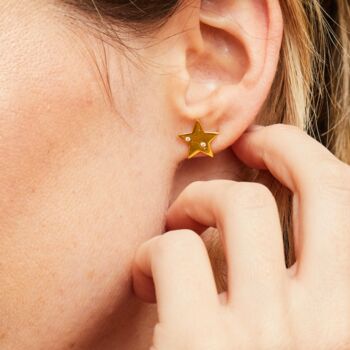 Personalised Zodiac Constellation Stud Earrings, 2 of 5