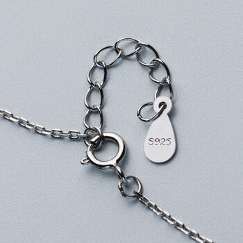 Sterling Silver Sun Burst Charm Bracelet, 3 of 5