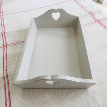 Vintage Hand Painted Wooden Tray, 3 of 5