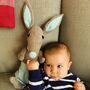 Bunny Rabbit Soft Toy Handmade And Personalised, thumbnail 10 of 11
