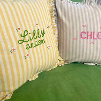 Embroidered Bespoke Cushions, 6 of 10