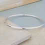 The Moment In Time Silver Bangle, thumbnail 3 of 6
