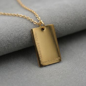 Gifts For Women Personalised Engraved Necklace, 9 of 12
