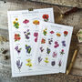 Wildflower Art Print In Two Sizes Available, A5 And A4, thumbnail 4 of 5
