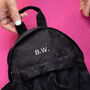 Personalised Embroidered Initials Running Backpack, thumbnail 3 of 5