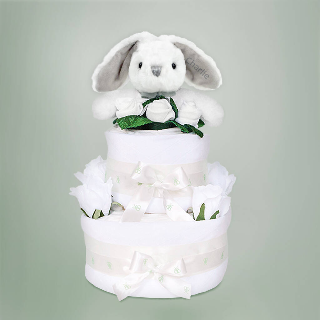 Little Bunny Two Tier Nappy Cake, 1 of 11