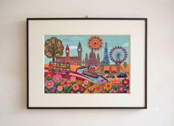 London Custom Original Art Print, 3 of 4