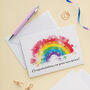 Personalised New Home Rainbow Card, thumbnail 2 of 4