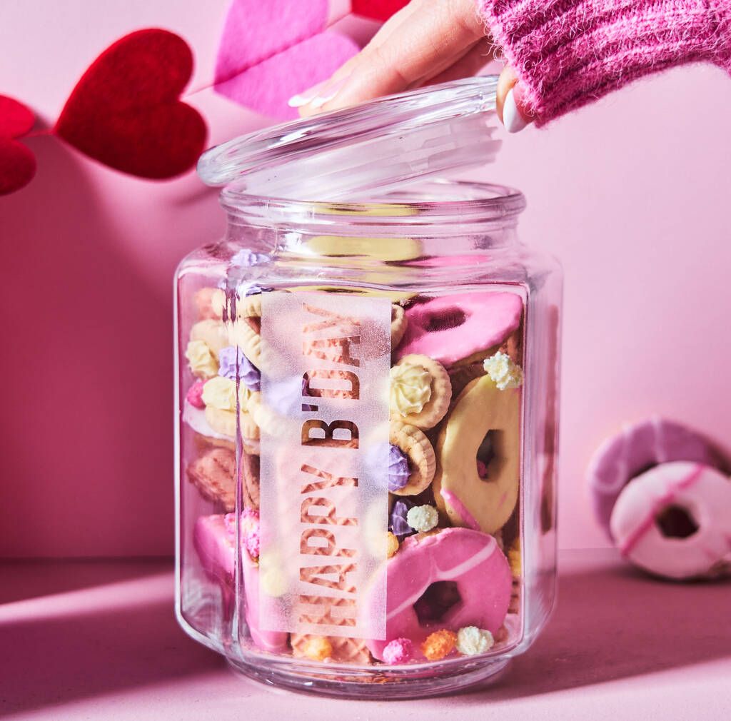 Personalised Birthday Sweetie Jar By Sophia Victoria Joy