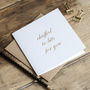 Chuffed To Bits For You, Gold Foil Card, thumbnail 2 of 3