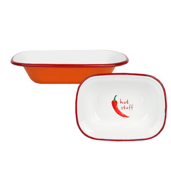 Hot Stuff Chilli Enamel Dish, 2 of 4