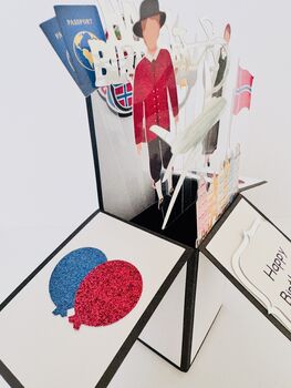 Norway Themed 3D Birthday Card, 6 of 6