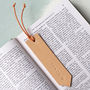 Personalised Leather Bookmark For Him, thumbnail 3 of 5