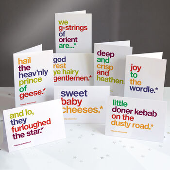 Funny Autocorrected Christmas Cards Twenty Four Pack, 4 of 12