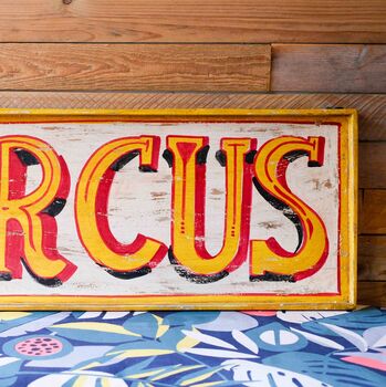 Circus Wooden Sign, 11 of 11