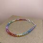 Rainbow S Crystal Bracelet, thumbnail 1 of 8