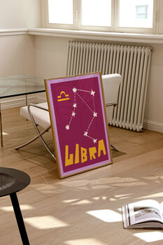 Libra Horoscope Art Print, 3 of 4