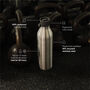 Circular And Co 1 L Stainless Steel Water Bottle Storm Grey, thumbnail 4 of 6