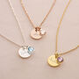 Esme Name And Birthstone Personalised Necklace, thumbnail 3 of 12