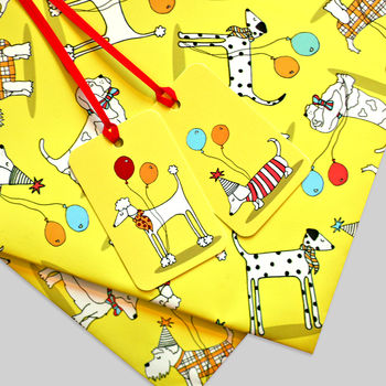 Dog Wrapping Paper And Gift Tags, 2 of 2