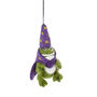 Handmade Felt Wizard Frog Hanging Decoration, thumbnail 2 of 3
