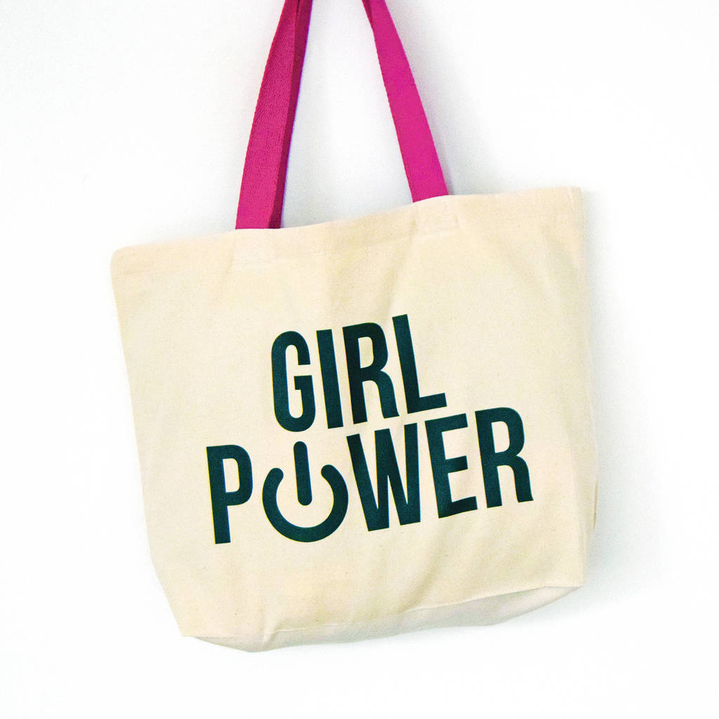 'girl power' tote bag by of life & lemons
