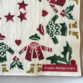 Winter Walks Emma Bridgewater Christmas Lunch Paper Napkins X 20, 3 of 4