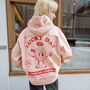 Lucky Day Fortune Cookies Unisex Peach Hoodie, thumbnail 3 of 8