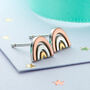 Sterling Silver Rainbow Earrings, thumbnail 1 of 4