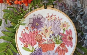 Blooms Embroidery Kit, 6 of 8