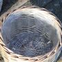 Set Of Three Round Woven Wicker Planters, thumbnail 4 of 8