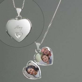 Personalised Girl's Heart Locket Necklace, 2 of 7