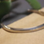 Open Geometric Adjustable Bangle, thumbnail 6 of 7