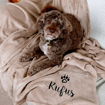 Personalised Luxury Snuggle Dog Blanket, 3 of 12