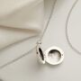 Sterling Silver Decorative Round Locket, thumbnail 3 of 8