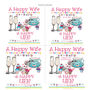 Personalised 'A Happy Wife' Apron, thumbnail 2 of 6