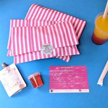 Personalised Bubble Tea Party Bags And Favours, 2 of 4
