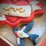 Love Heart And Swallows Tatoo Inspired Biscuit Gift, thumbnail 9 of 9