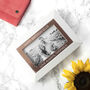 Personalised Powder White And Rose Photo Jewellery Box, thumbnail 5 of 9