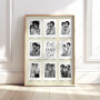 Personalised Wedding Day Photo Collage Print, thumbnail 4 of 7