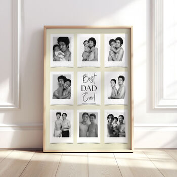 Personalised Wedding Day Photo Collage Print, 4 of 7