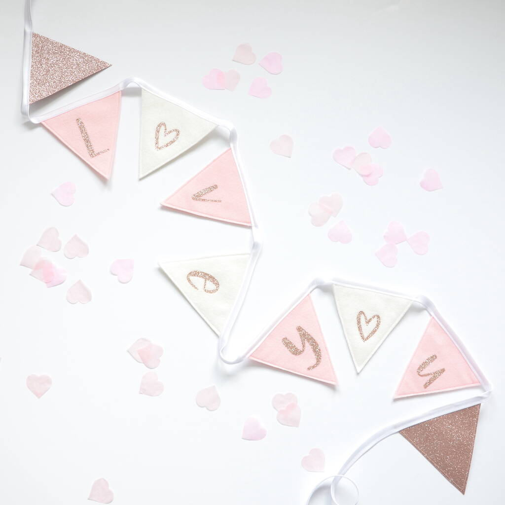 Love You Valentine's Bunting, 1 of 5