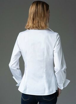 Madelena White Organic Cotton Shirt, 2 of 4