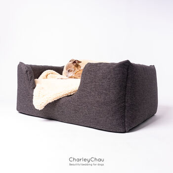 Charley Chau Deep Sided Dog Bed In Weave Ii, 5 of 12