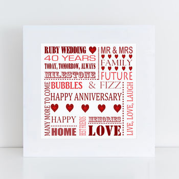 Personalised Anniversary Card, 6 of 6