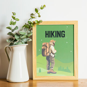 Hiking Art Print, 3 of 4