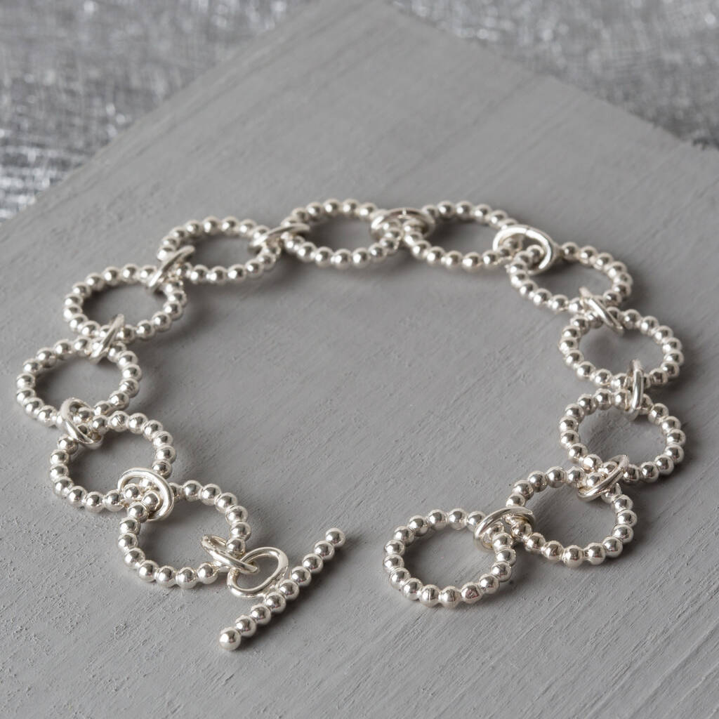 Sterling Silver Statement Bracelet By Jenny Grace Jewellery