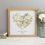 Personalised Vintage Map Heart Print, thumbnail 2 of 7