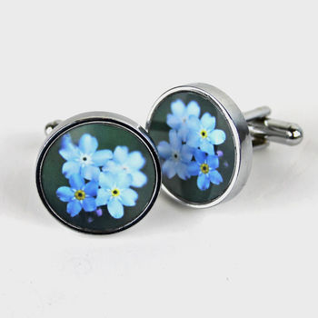 Forget Me Not Cufflinks, 2 of 4